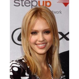Jessica Alba Taking Straight Lace Front Wig