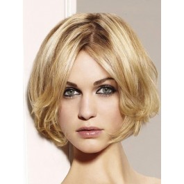 Wavy Bob Lace Wig With Curly Ends