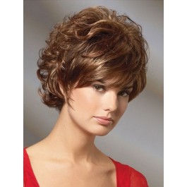 Short Wavy Cut Remy Human Hair Wig