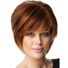 Layers Human Hair Short Capless Wig