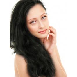 Long Human Hair Front Lace Wig