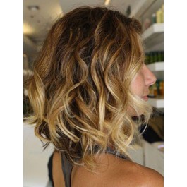 Medium Wavy Human Hair Lace Front Wig
