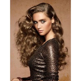 Wavy Smart Human Hair Lace Front Wig