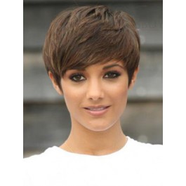Straight Capless Gorgeous Remy Human Hair Wig