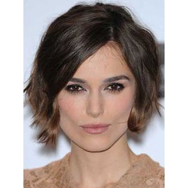 Medium Length Human Hair Lace Front Wig