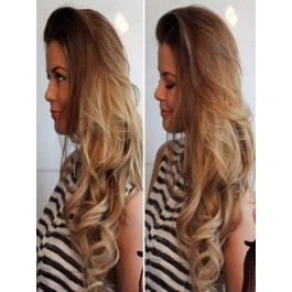 Wavy Blonde Lace Front Human Hair Wig