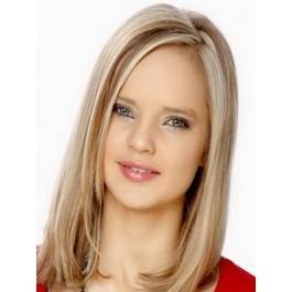 Lace Front Straight Medium 100% Human Hair Wig