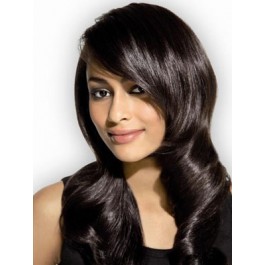 Gracious Long Lace Front Wavy Synthetic Wig