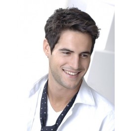 Men's Short Straight Synthetic Wig