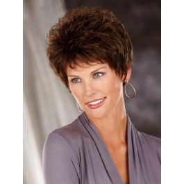 Synthetic Wig with Spiky Texture
