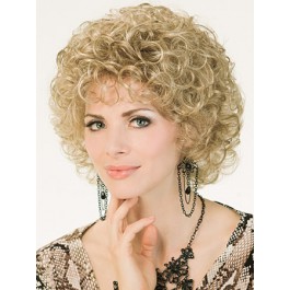 Short Curly Capless Synthetic Wig