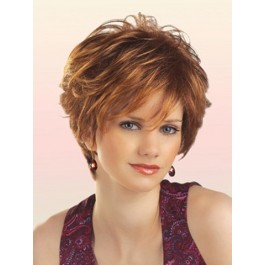 Synthetic Hair Short Wavy Wig