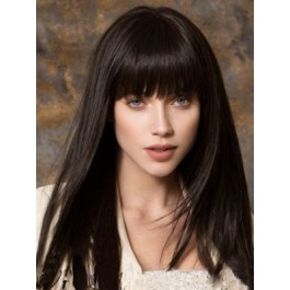 Diaphanous Long Capless Straight Synthetic Wig