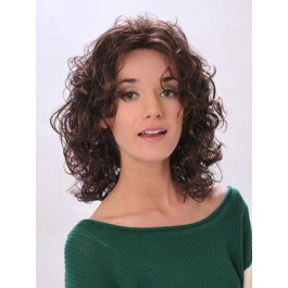 Wavy Capless Medium Synthetic 3/4 Wig