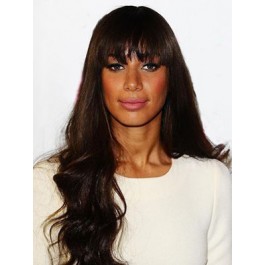 Elaborately Wavy Capless Synthetic Wig