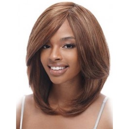Cute Lace Front Remy Human Hair African American Wig