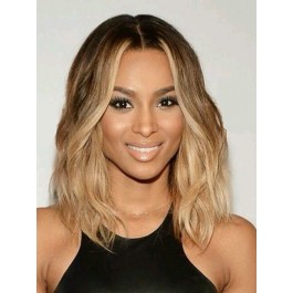 Affordable Remy Human Hair Lace Front African American Wig
