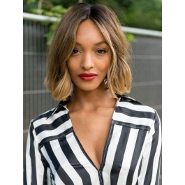 Elegant Lace Front Remy Human Hair African American Wig