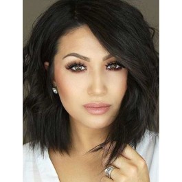 Wavy Lace Front Brilliant Remy Human Hair Wig