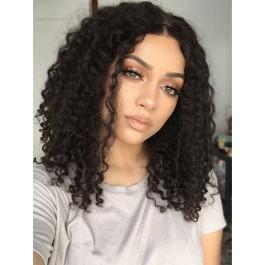 African American Pretty Curly Lace Front Synthetic Wig