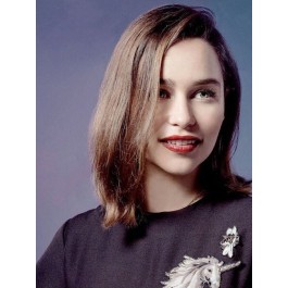 Sweet Emilia Clarke Lace Front Remy Human Hair Wig