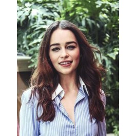 Layered Emilia Clarke Lace Front Remy Human Hair Wig