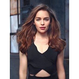 Modern Emilia Clarke Lace Front Synthetic Wig