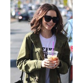 Gorgeous Lily Collins Lace Front Remy Human Hair Wig