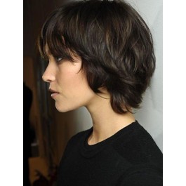 Elaborately Brazilian Remy Hair Capless Wig