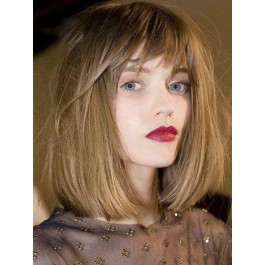 Shimmering Lace Front Remy Human Hair Wig