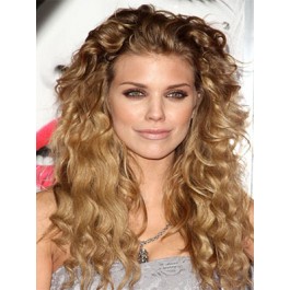 Hand Tied Deep Curly Lace Front Human Hair Wig