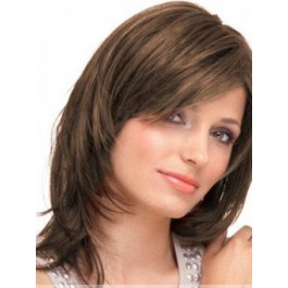 Human Hair Straight Capless Wig