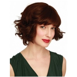 Natural Capless Human Hair Wavy Wig