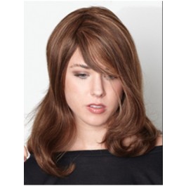 Nice-looking Human Hair Wavy Capless Wig