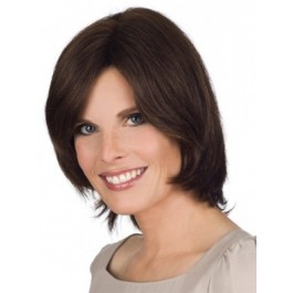 Graceful Human Hair Straight Capless Wig
