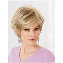 Stunning Human Hair Wavy Capless Wig