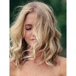Dazzling Human Hair Lace Front Wig