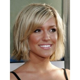 Elaborately Human Hair Lace Front Wig