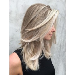 Straight Lace Front Synthetic Shoulder Length Wig