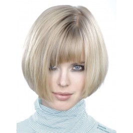 Shimmering Chin Length Straight Capless Synthetic Wig