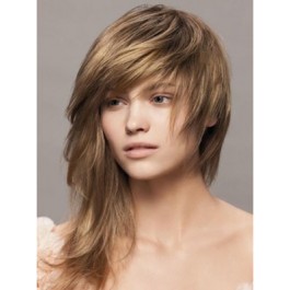 Concise Straight Capless Synthetic Wig