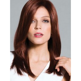 Shimmering Straight Lace Front Synthetic Wig