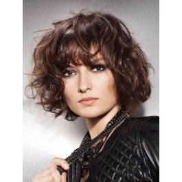 Natural Wavy Capless Synthetic Wig