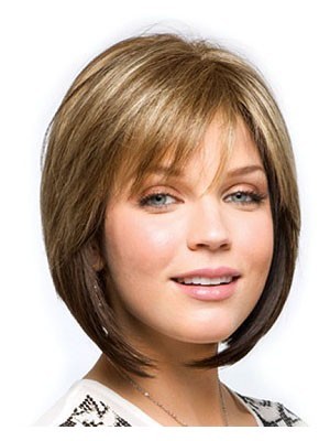 Monofilament Magnificent Human Hair Bob Wig