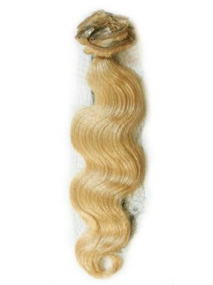Shining 10 Pcs From 18" Wavy Clip In Full Head Set