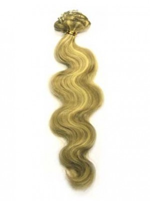 Impressive 10 Pcs From 18" Wavy Clip In Full Head Set