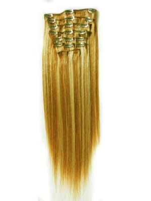 10 Pcs From 14" Lovely Straight Clip In Full Head Set