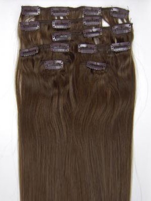 7 Pcs From 14" Ingenious Clip In Full Head Set