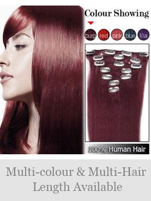 7 Pcs From 14" 2014 Straight Clip In Full Head Set