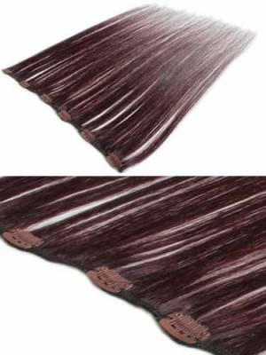 12" Width Quick-Length Clip In Hair Extensions